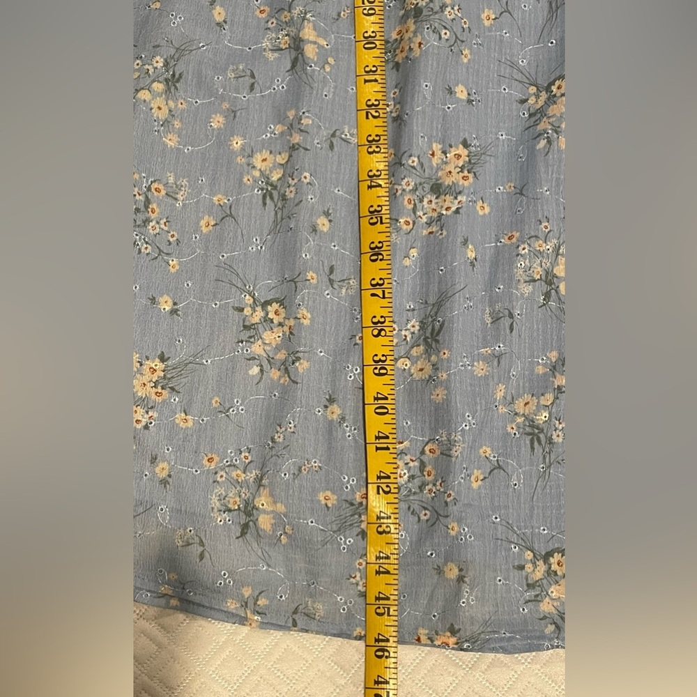 Jessica Simpson Floral Milkmaid Midi Dress - Picture 10 of 11